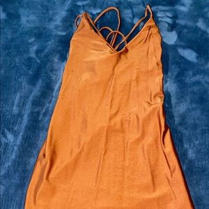 Mini fall color dress